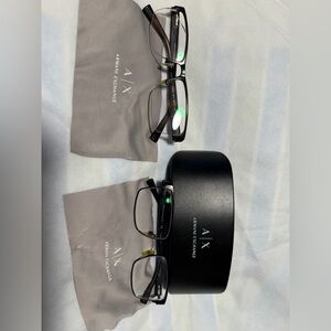 Armani Exchange Black and Brown Glasses Collection